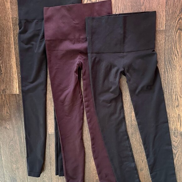 3 pair of Spanx Leggings - Size Small and Petite - Picture 2 of 4